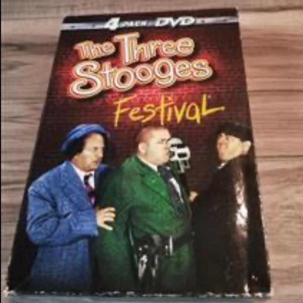 DVD MOVIE THE THREE STOOGES FESTIVAL-4 PACK NEW